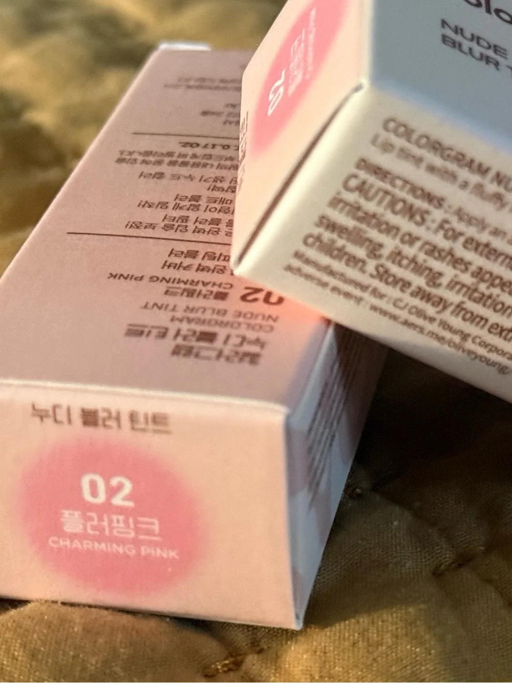 Colorgram Nude Blur Tint 02 Charming Pink Matte Lip Tint 5g New